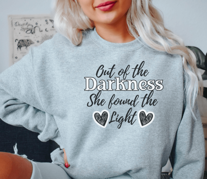 She Found Light Graphic Apparel