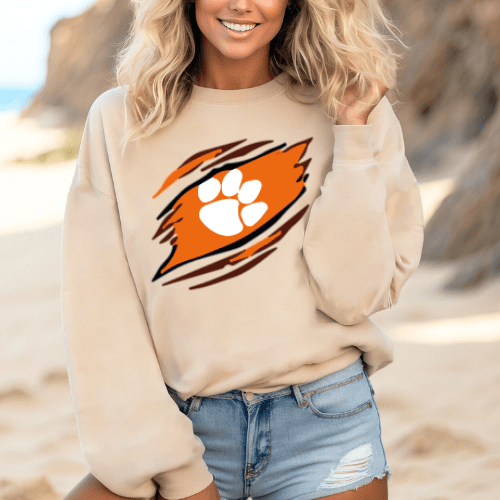 Clemson Sleeve Design Optional Graphic Apparel