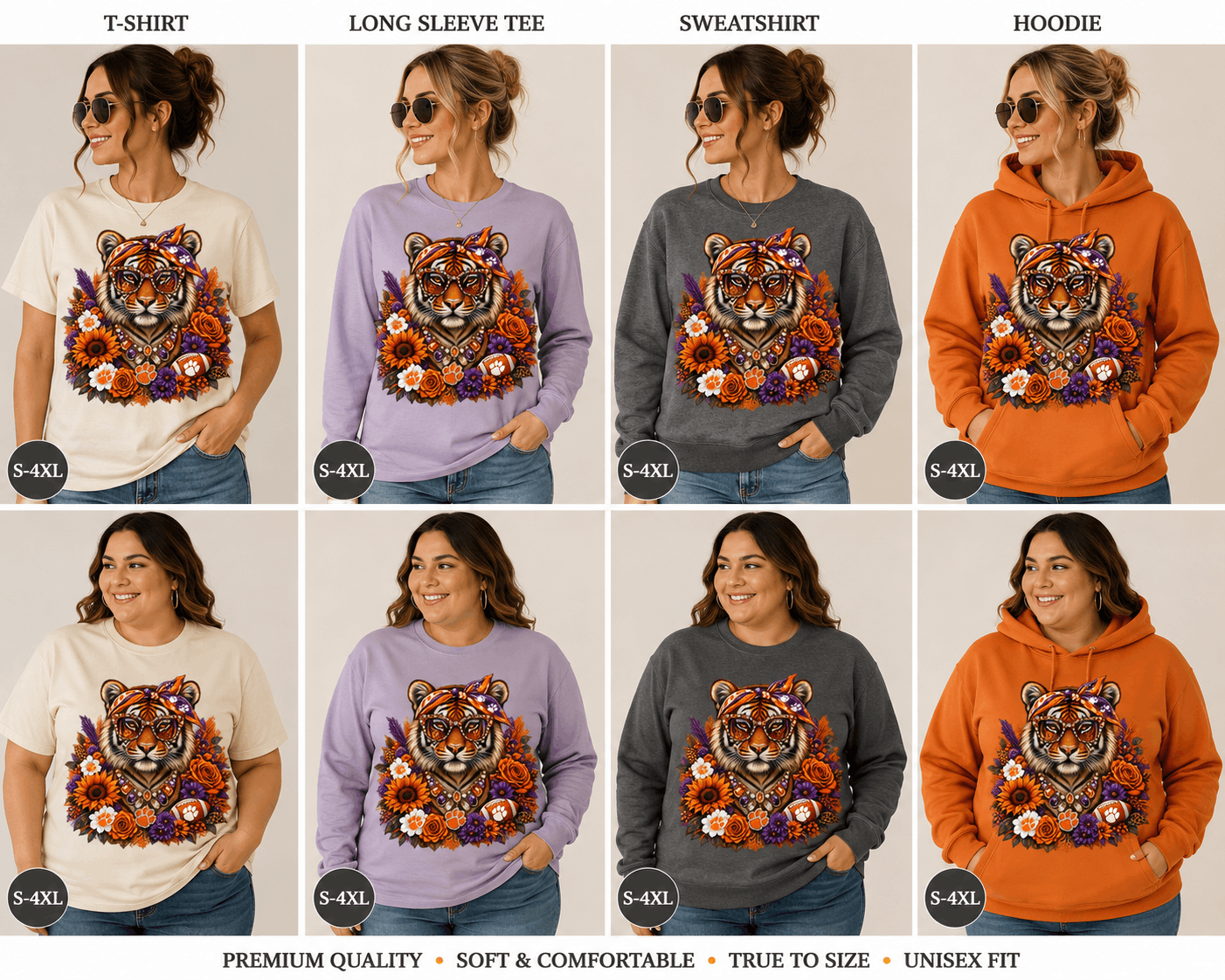 Bougie Tiger Graphic Apparel