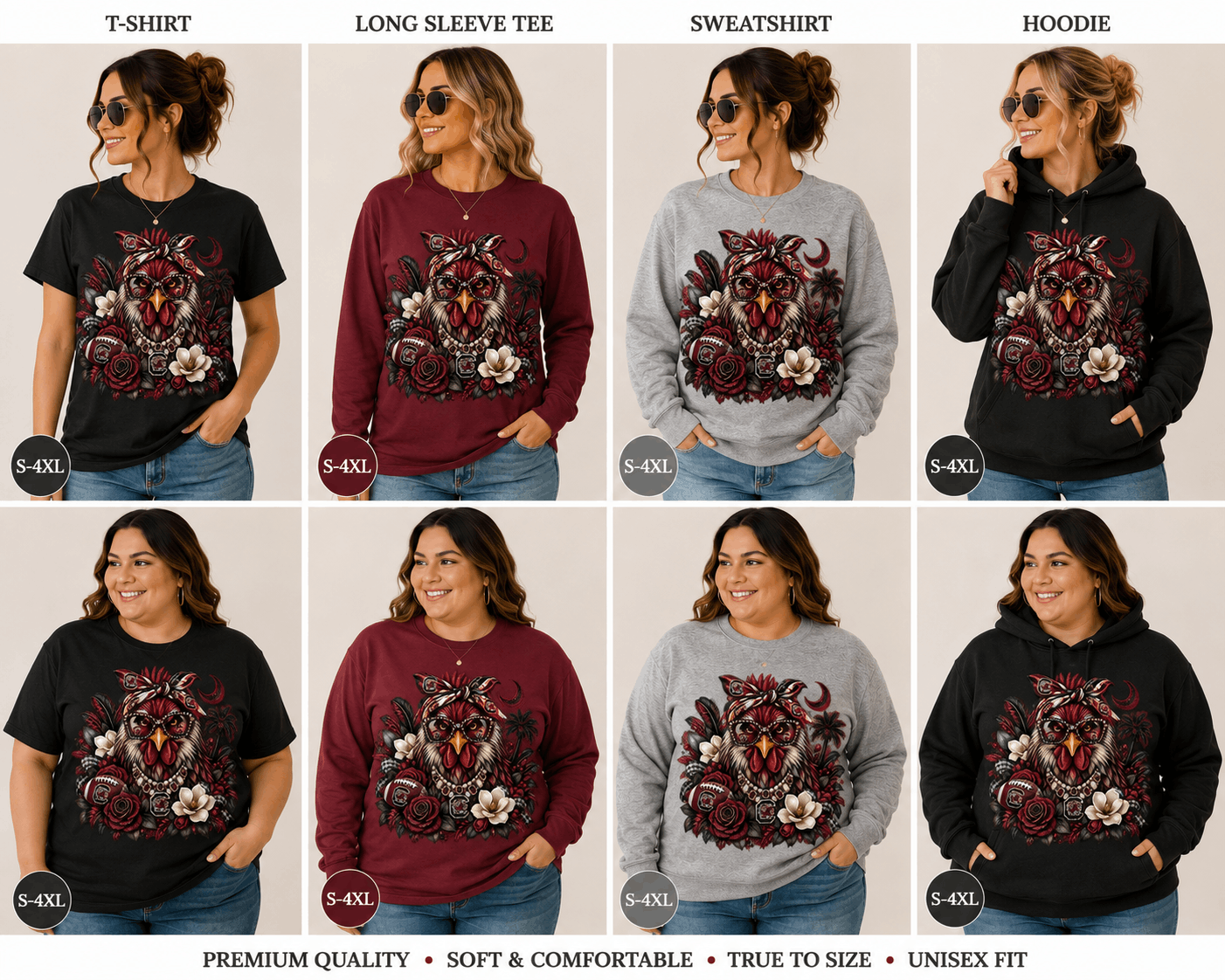 Bougie Gamecock Graphic Apparel