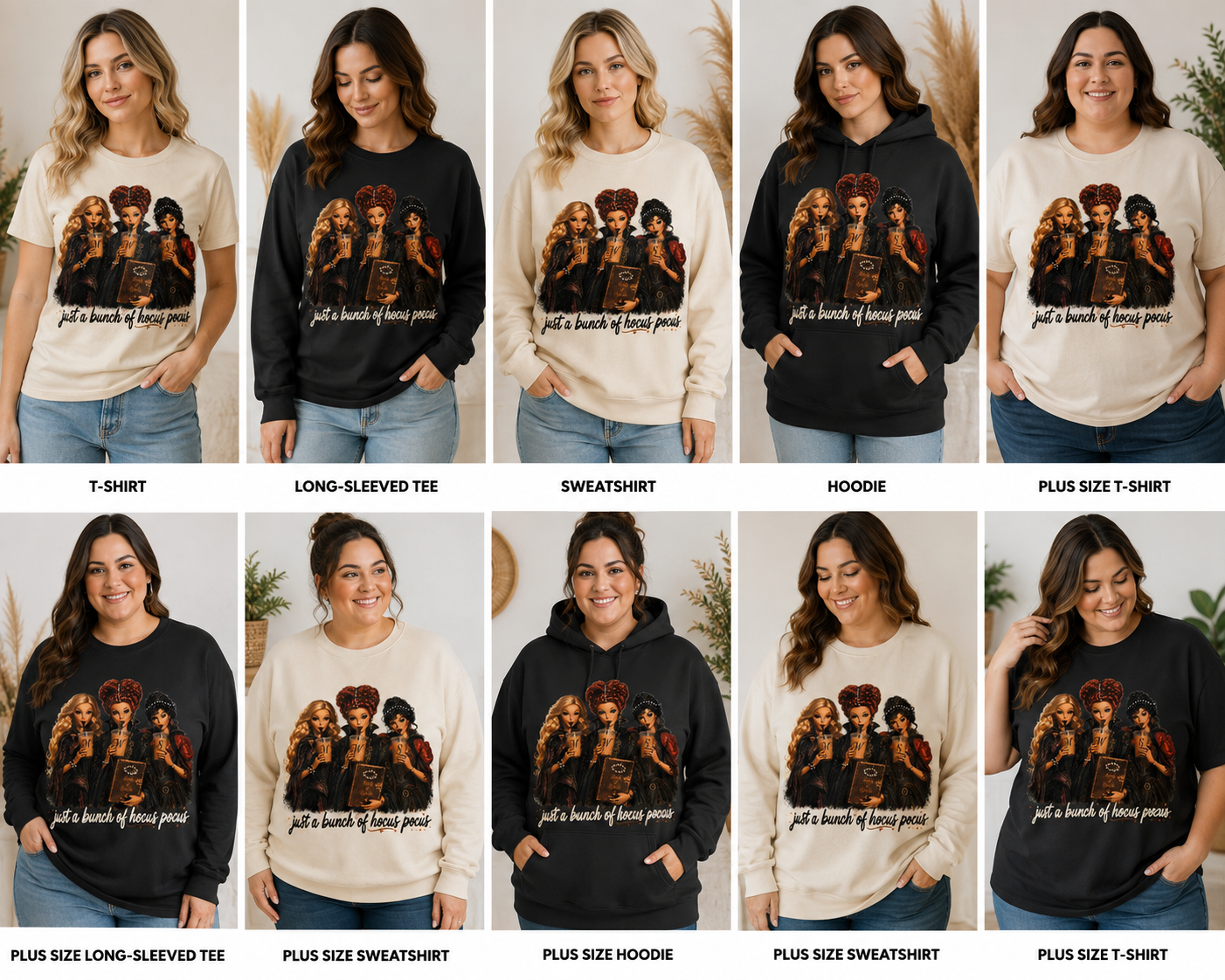Just A Bunch Of Hocus Pocus Graphic Apparel