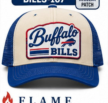 Buffalo Bills Hat Patches: Classic 107 BILLS-107