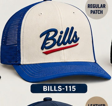 Buffalo Bills Hat Patches: Minimal 115 BILLS-115