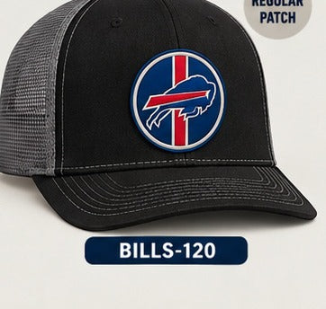 Buffalo Bills Hat Patches: Minimal 120 BILLS-120