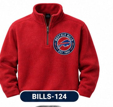 Buffalo Bills Fleece Quarter-Zips I 124 BILLS-124