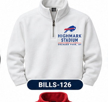 Buffalo Bills Fleece Quarter-Zips I 126 BILLS-126