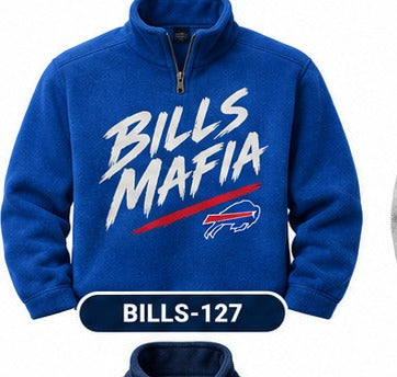 Buffalo Bills Fleece Quarter-Zips I 127 BILLS-127