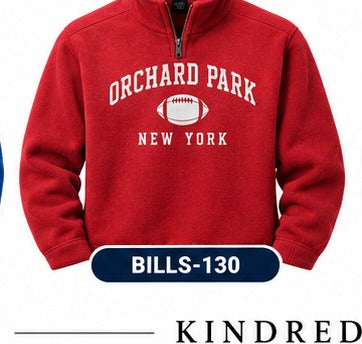 Buffalo Bills Fleece Quarter-Zips I 130 BILLS-130