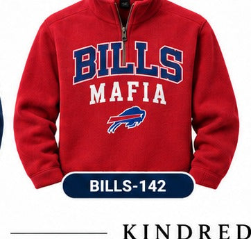 Buffalo Bills Fleece Quarter-Zips Ii 142 BILLS-142