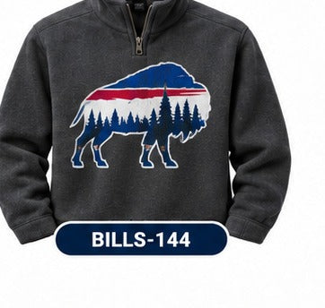 Buffalo Bills Fleece Quarter-Zips Ii 144 BILLS-144