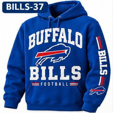 Buffalo Bills Sleeve-Print Hoodies 37 BILLS-37