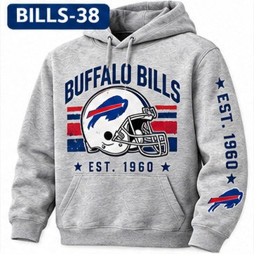 Buffalo Bills Sleeve-Print Hoodies 38 BILLS-38