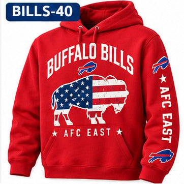 Buffalo Bills Sleeve-Print Hoodies 40 BILLS-40