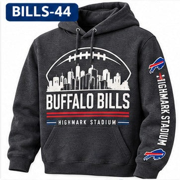 Buffalo Bills Sleeve-Print Hoodies 44 BILLS-44