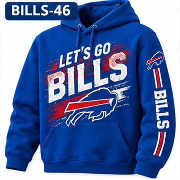 Buffalo Bills Sleeve-Print Hoodies 46 BILLS-46