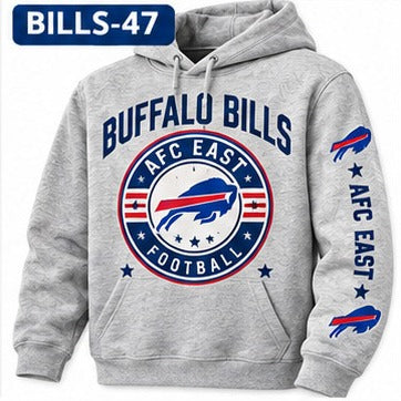 Buffalo Bills Sleeve-Print Hoodies 47 BILLS-47