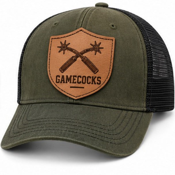 Carolina Gamecocks Olive / Crossed Spurs NH04