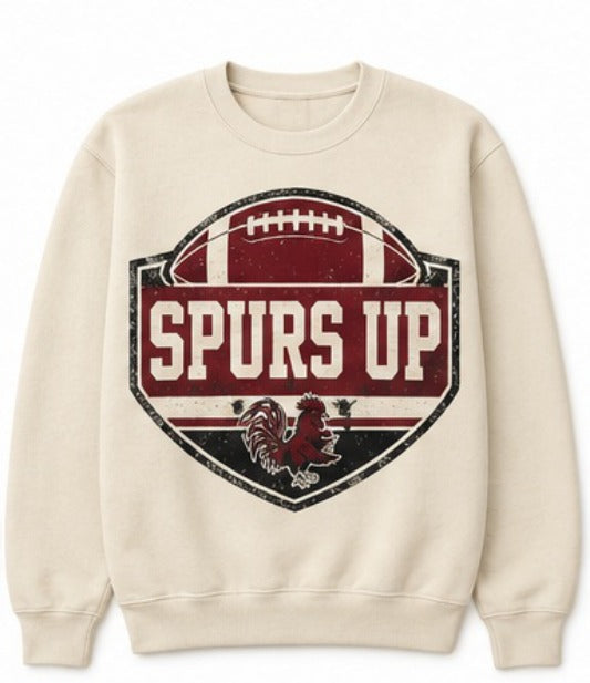 Carolina Gamecocks Spurs Up Football Shield NL03
