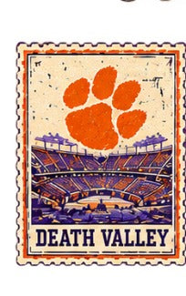 Clemson Death Valley Stamp M04