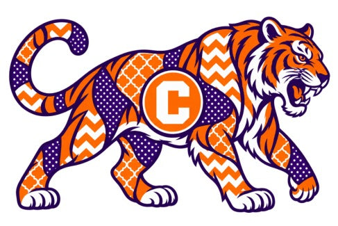 Clemson Patterned Tiger M05