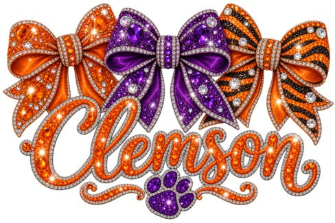 Clemson Coquette Bow Trio W02