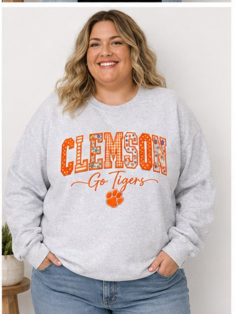 Clemson Plus-Size Sweatshirt WG07