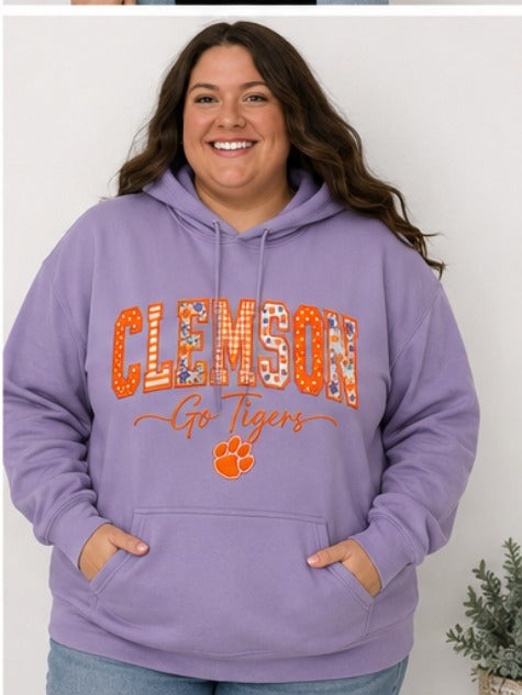 Clemson Plus-Size Hoodie WG08
