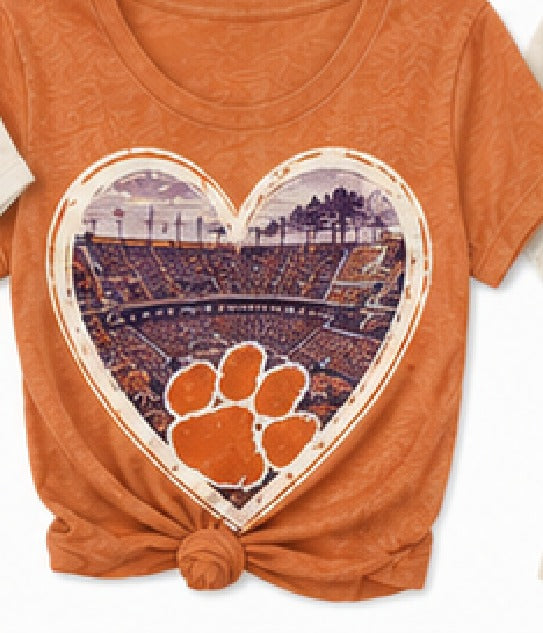 Clemson Stadium Heart WV08