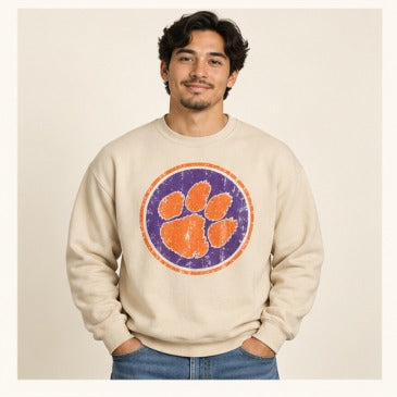 Clemson Weathered Paw CL-05