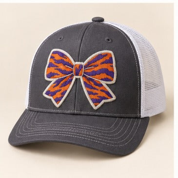 Clemson Tiger Stripe Bow CL-35