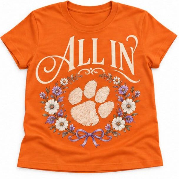 Clemson All In Floral Medallion NT08