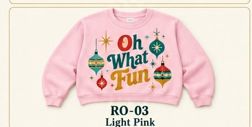 Holiday 2026 Retro Ornament Typography RO-03 RO-03