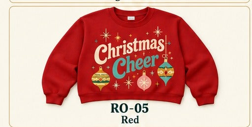 Holiday 2026 Retro Ornament Typography RO-05 RO-05