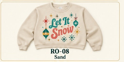 Holiday 2026 Retro Ornament Typography RO-08 RO-08