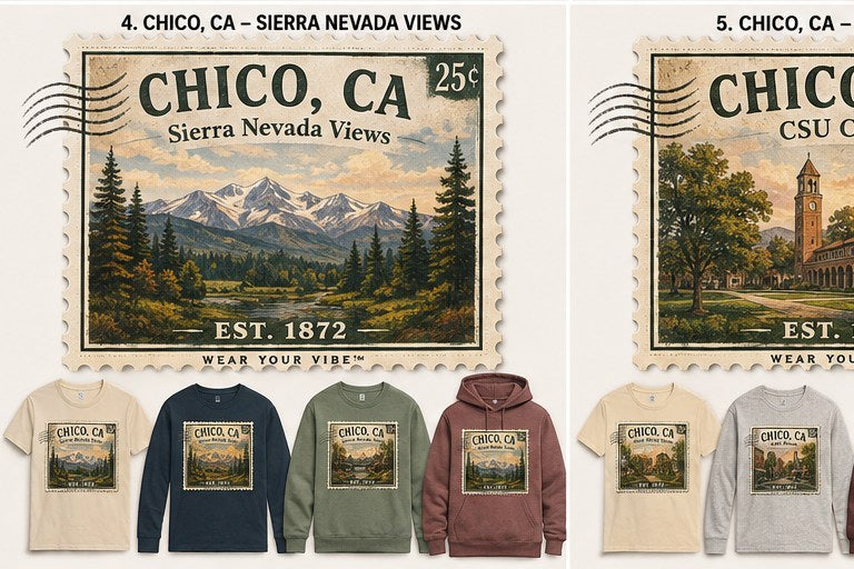 KFO SYT-Chico — Item #1881 — Chico Vintage Stamp Apparel Collection - look 3