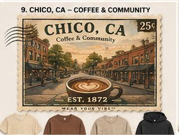 KFO SYT-Chico — Item #1917 — Vintage Chico, CA Apparel Stamp Collection - look 9