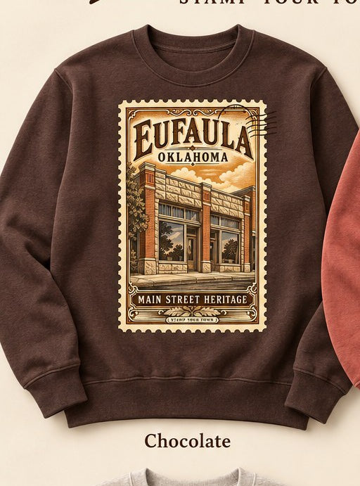 KFO SYT-Eufaula — Item #1927 — Eufaula Oklahoma crewneck sweatshirt collection - look 1