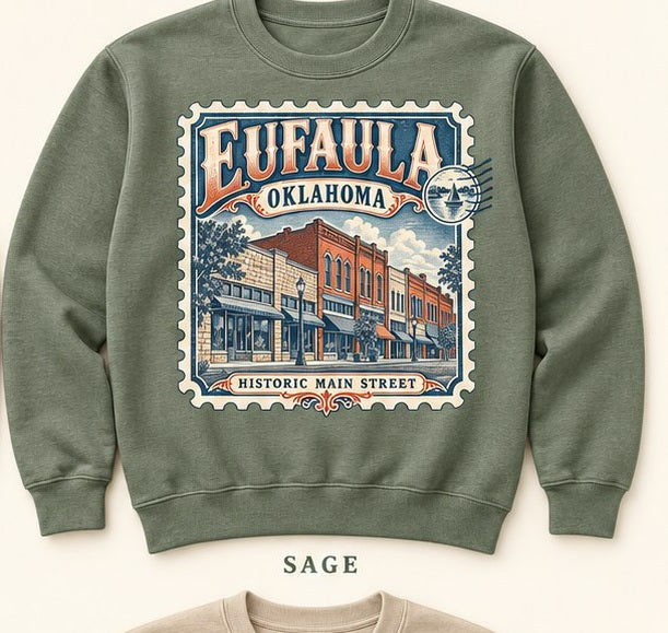 KFO SYT-Eufaula — Item #1936 — Eufaula Town Collection Sweatshirt Mockups - look 2