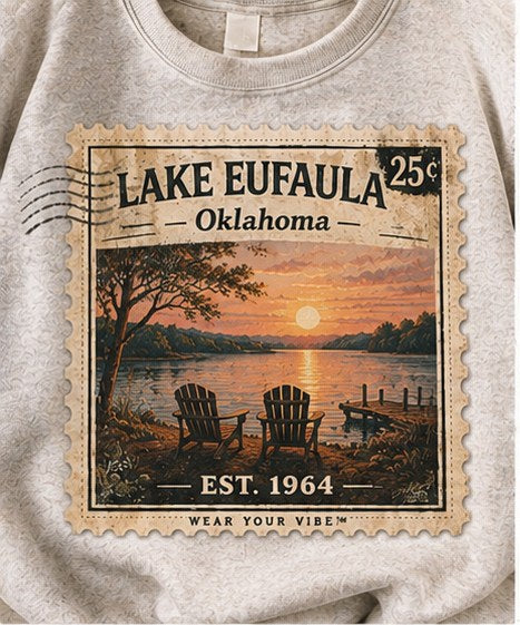 KFO SYT-Eufaula — Item #1989 — Vintage Lake Eufaula Stamp Collection - look 1