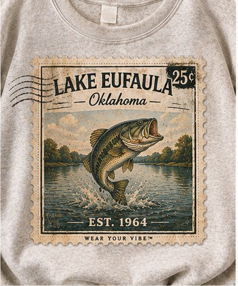 KFO SYT-Eufaula — Item #1990 — Vintage Lake Eufaula Stamp Collection - look 2