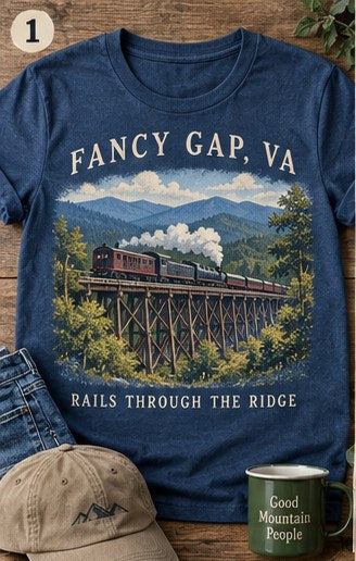 KFO SYT-Fancy Gap — Item #2013 — Fancy Gap Blue Ridge T-Shirt Collection(1) - look 1