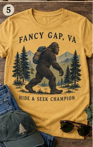 KFO SYT-Fancy Gap — Item #2017 — Fancy Gap Blue Ridge T-Shirt Collection(1) - look 5