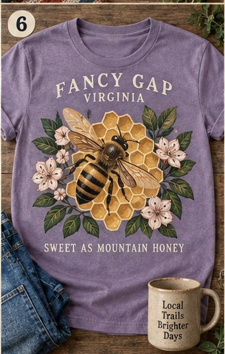 KFO SYT-Fancy Gap — Item #2018 — Fancy Gap Blue Ridge T-Shirt Collection(1) - look 6