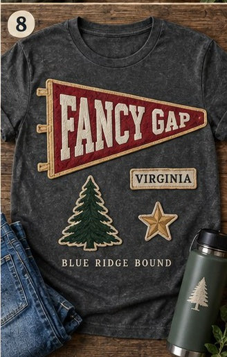 KFO SYT-Fancy Gap — Item #2020 — Fancy Gap Blue Ridge T-Shirt Collection(1) - look 8