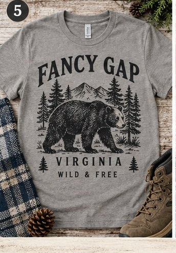 KFO SYT-Fancy Gap — Item #2025 — Fancy Gap Blue Ridge T-Shirt Collection - look 5