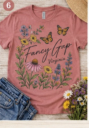 KFO SYT-Fancy Gap — Item #2026 — Fancy Gap Blue Ridge T-Shirt Collection - look 6