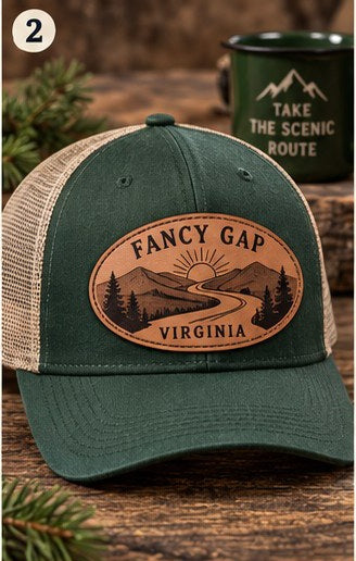 KFO SYT-Fancy Gap — Item #2054 — Fancy Gap Leather Patch Hat Collection - look 2