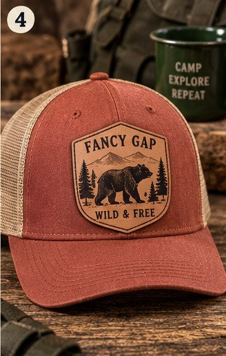 KFO SYT-Fancy Gap — Item #2056 — Fancy Gap Leather Patch Hat Collection - look 4