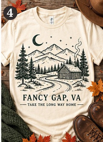 KFO SYT-Fancy Gap — Item #2104 — Fancy Gap Virginia autumn T-shirt collection - look 4