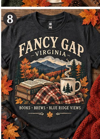 KFO SYT-Fancy Gap — Item #2108 — Fancy Gap Virginia autumn T-shirt collection - look 8